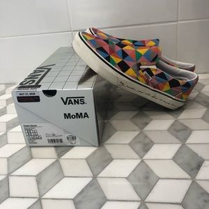 Vans MoMA Faith Ringgold Slip On 9.5W 8M with box